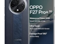 OPPO F27 Pro+ 5G (Midnight Navy, 8GB RAM, 128GB Storage) | 6.7" FHD+ AMOLED Toughest 3D Curved Display|64MP AI Featured Camera|IP69 | 67W SUPERVOOC| with No Cost EMI/Additional Exchange Offers