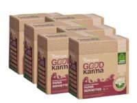 Origami Good Karma 1 Ply Unbleached Sustainable Tissue Paper Napkins - Pack of 6 (100 Pulls Per Pack, 600 Sheets)