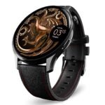 Pebble Game of Thrones Limited Edition Luxury Smartwatch - 1.43” (3.63 cm) Amoled Always-On Display, Feather Touch, Bluetooth Calling, Responsive Watch Faces, 24/7 Health Suite, AI Voice Assistance