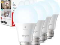 Sengled Alexa WiFi Light Bulb - Smart Bulbs That Work with Alexa/Google Assistant, A19 Daylight (5000K) - No Hub Required, 800LM 60W High CRI)60 Equivalent, 4 Count (Pack of 1)