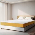 Sleepwell Dual Mattress | Reversible | High Density (HD) Foam | 6-inch King Bed Size, Medium Soft & Hard (Orange,78x72X6)