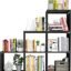 Snazzy Plastic Multipurpose Foldable Open Bookshelf, Book Shelves, Bookcase, Bookrack, Book Storage Organizer Shelf for Study Room Home Office Library (Black)