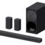 Sony HT-S20R Real 5.1ch Dolby Digital Soundbar for TV with subwoofer and Compact Rear Speakers, 5.1ch Home Theatre System (400W,Bluetooth & USB Connectivity, HDMI & Optical connectivity)