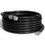 THE CIMPLE CO 100' Feet, Black RG6 Coaxial Cable (Coax Cable) with Weather Proof Connectors, F81 / RF, Digital Coax - AV, Cable TV, Antenna, and Satellite, CL2 Rated, 100 Foot