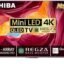 TOSHIBA 139 cm (55 inches) 4K Ultra HD Smart Mini LED QLED TV 55M650MP (Black)