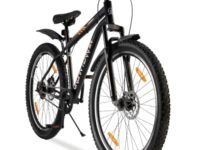 Urban Terrain Bolt Cycle 27.5 inch Single Speed with Front Suspension & Dual Disc Brake Bicycle for Men/Boys Mountain Bike UT5001S27.5 | Ideal for 15+ Years, Unisex, Frame Size : 17.5 inch, Black