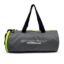 Urban Wolf 26L Gym Duffle Bag | Unisex Grey & Green Zipper | Separate Shoe Compartment | Quick Access Pocket | Durable Polyester | Multi-Functional Sports & Travel Bag | Dimensions 49x23x23 cm