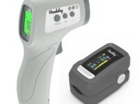 Vandelay Oximeter & Infrared Thermometer Combo (Grey)