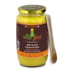 Vedic Ghee Premium A2 Gir Cow Cultured Desi Ghee from Kesariya Farm | Vedic Bilona Two Way Churned | Indian Gir Cow Ghee, Pure A2 Ghee, Natural & Healthy, Non-GMO | Lab Certified (1L)