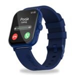 pTron Force X12N 1.85" Full Touch HD Display Bluetooth Calling Smartwatch, Functional Crown, 580 NITS Brightness, HR, SpO2, Watch Faces, Inbuilt Games, 5 Days Battery Life & IP68 Waterproof (Blue)