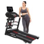 MAXPRO PTM405M 4.5 HP Peak DC Motor Multifunction Folding Treadmill with Massager,Free Diet Plan,Max.Speed 14km/hr,Max. User Weight 110kgs,Fit Show App Support,Running Machine LED Display for Home use