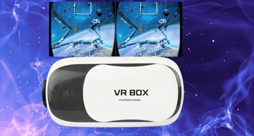 Virtue Live Entertainment with |Vr Set Box| Enjoy 3D Vedio with Vertual Reality Box for All Mobiles Support 4-6inches VR Headset Box