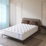 LOOM & NEEDLES 75x48x10 Inches Double Size Mattress | Reactive Dual Comfort Pocket Spring Mattress | 5 Zoned 7 Layer Orthopedic Medium Firm Bed Mattresses | HD Memory Gel Foam Gadda | Spring Mattress