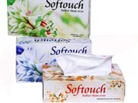 SofTouch 2 Ply Face tissue paper 100 pulls 200 sheets Each Box- Set of 3 (Multicolor)