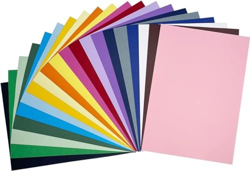 Eclet A4 100 Coloured Sheets (10 Sheets each color) Copy Printing/Art and Craft Paper Double Sided Coloured Office Stationery Children's Day Gift, Birthday Gift, Party Favors,christmas decor etc