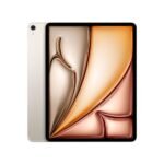 Apple iPad Air 13″ (M2): Liquid Retina Display, 256GB, Landscape 12MP Front Camera / 12MP Back Camera, Wi-Fi 6E + 5G Cellular with eSIM, Touch ID, All-Day Battery Life — Starlight