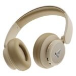 Boat Rockerz 450 Pro Bluetooth Wireless On Ear Headphones with Mic with 70 Hours Battery, 40Mm Drivers, Bluetooth V5.0 Padded Ear Cushions, Easy Access Controls and Voice Assistant(Hazel Beige)