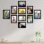Art Street Photo Frame For Wall Set of 10 Black Picture Frames For Home Decoration, Wall Decor EcoSeries -Size -6x8,5x7 Inches,Medium Density Fibreboard;Synthetic Wood;Plexiglass, Rectangular