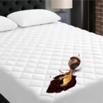 Ayka Waterproof Cotton Quilted Mattress Protector Single Size Breathable Hypoallergenic Noiseless Ultra Soft Fitted Bed Protector 78x36 inch Mattress/Bed Cover (Single 78x36 inch | 6.5x3 ft, White)