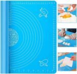 Hriman Silicon Fondant Rolling Mat |Silicone Baking Sheet Large with Measurements Stretchable for Kitchen Roti Chapati Cake Pad Cooking Dough Atta Kneading-1