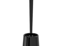 Ikea Hardwearing and Durable Toilet Brush with Holder (Black), Polypropylene,Plastic,Metal,Steel