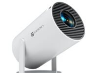 Portronics Beem 440 Smart LED Projector with 720p HD Resolution, Rotatable Design, Built-in Streaming Apps (Netflix, Prime Video, Hotstar), 2000 Lumens, Screen Mirroring, 3 Watts Speaker (White)