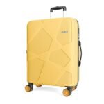 Safari Pentagon Neo 8 Wheels 75Cm Large Checkin Trolley Bag Hard Case Polypropylene, 360 Degree Wheeling Luggage, Travel Bag, Suitcase for Travel, Trolley Bags for Travel, Ochre