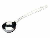 Signoraware Stainless Steel Heavy Gauge Plus Extra Deep Ladle | Super Glow Finish | Odour Free | Best for Serving & Pouring Gravy | Milk & Soup Ladle | Versatile ladle (Size 28.5cm | Multicolor)