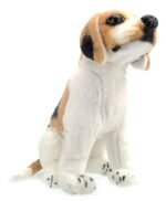 Tickles Beagle Sitting Dog Soft Stuffed Plush Animal for Kids Boys & Girls (Color: White 1 Size: 44 cm)