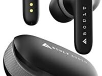 Z20 Wireless Earbuds, Bluetooth 51H Playtime, ENC Mic, Touch Controls, Gaming Mode (Jet Black)