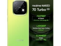 realme NARZO 70 Turbo 5G (Turbo Green,6GB RAM,128GB Storage) | Segment's Fastest Dimensity 7300 Energy 5G Chipset | Motorsports Inspired Design
