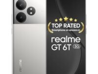 realme GT 6T 5G (Fluid Silver,12GB RAM+256GB Storage) | India's 1st 7+ Gen 3 Flagship Chipset | 1.5M + AnTuTu Score | 5500mAh+120W | The World's Brightest Flagship Display