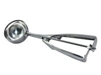 ATEVON Ice Cream Serving Scoop | Stainless Steel Premium Quality Ice Cream Serving Spoon Scooper with Trigger Release (Small)
