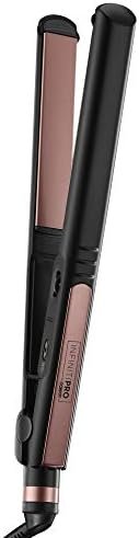 CONAIR INFINITIPRO Rose Gold Ceramic Flat Iron, 1-inch