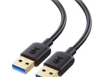 Cable Matters 5Gbps Long USB 3.0 Cable - 10ft, Male to Male USBA to USBA Cable, USB Cord, Black