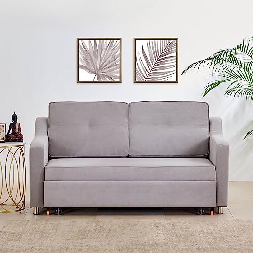 Home Centre Frodo Fabric Extended Sofa Bed - Grey