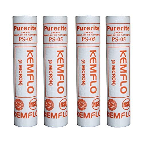 Kemflo Polypropylene Purerite Sediment Water Filter - 4 Pcs