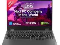 Lenovo Smartchoice LOQ, Intel Core i5-12450HX, 12th Gen, RTX 3050-6GB, 16GB RAM, 512GB SSD, FHD 144Hz 300Nits, 15.6"/39.6cm, Windows 11, MS Office 21, Grey, 2.4Kg, 83GS003UIN, Gaming Laptop