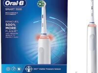 Oral-B Smart 1500 Electric Power Rechargeable Battery Toothbrush, White