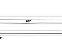Pearl Mantels 418-60 Homestead Mantel Shelf, 60-Inch, Unfinished