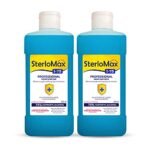 SterloMax 75% Isopropyl Alcohol-based Hand Rub Sanitizer and Disinfectant 500 ml -Pack of 2