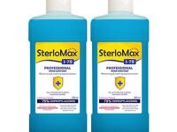 SterloMax 75% Isopropyl Alcohol-based Hand Rub Sanitizer and Disinfectant 500 ml -Pack of 2
