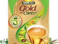 Tata Tea Gold Care 250 gram, Rich In Taste, Goodness Of Elaichi, Ginger, Tulsi, Brahmi & Mulethi, Black Tea