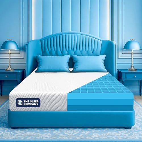 The Sleep Company SmartGRID Ortho Mattress | Japanese Patented Technology | AIHA Certified | Medium Firm Orthopedic Mattress for Back Pain Relief | 10 Years Warranty | King Size Bed 72x72x8