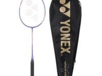 YONEX Voltric Lite 25i Graphite Strung Badminton Racket with Full Racket Cover (Blue) | for Intermediate Players | 77 Grams | Maximum String Tension - 30lbs