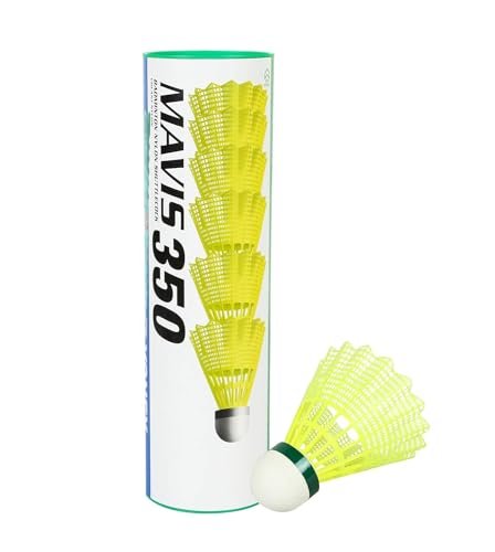 Yonex Mavis 350 Green Cap Nylon Shuttlecock (Yellow)