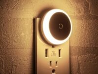 myCozyLite LED Night Lights Plug into Wall, Dusk to Dawn Sensor, Warm Hue, Plug in Night Light, Automatic Dimming, 2 Pack Night Lights for Kids, Adults, Hallways, Stairway, Kitchen, Bathroom, Bedroom