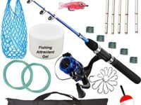 AUF® Fishing Spinning Rod,Reel,Accessories Complete Kit (Beginners kit)