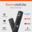 Amazon Fire TV Stick Lite with all-new Alexa Voice Remote Lite (no TV controls), HD streaming device | Now with App controls