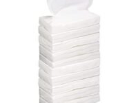 Automaze 100 Pulls Each 2 Ply M-Fold Soft Tissue Paper for Refilling Tissue Boxes (Pack of 10)